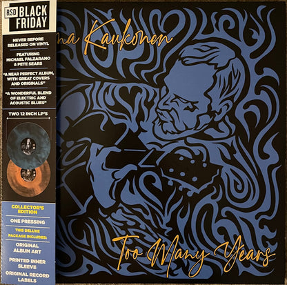 Jorma Kaukonen : Too Many Years... (2xLP, Album, RSD, RE, Bro)