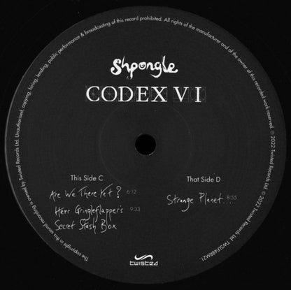 Shpongle : Codex VI (3xLP, Album, RE, RM)