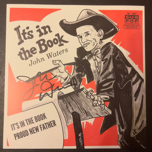 John Waters : It's In The Book (7", Single, Gol)