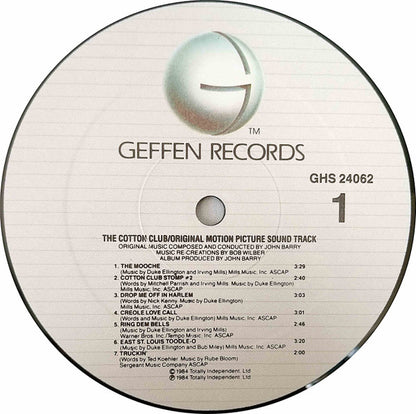 John Barry : The Cotton Club (Original Motion Picture Sound Track) (LP, Album, Spe)