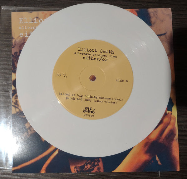Elliott Smith : Alternate Versions From Either/Or (7", Ltd, RE, Whi)