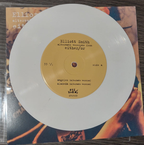 Elliott Smith : Alternate Versions From Either/Or (7", Ltd, RE, Whi)