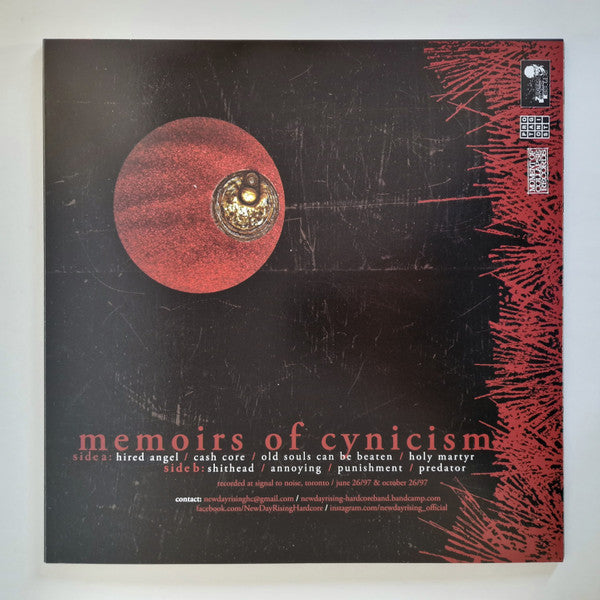 New Day Rising : Memoirs Of Cynicism (LP, Ltd, RM, Red)