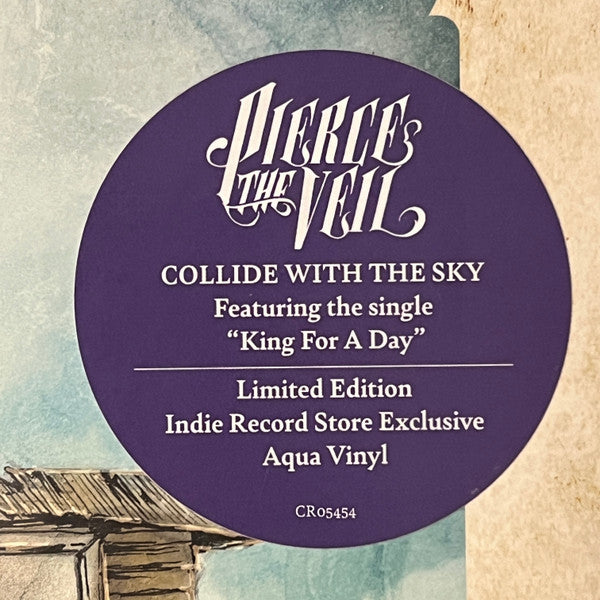 Pierce The Veil : Collide With The Sky (LP, Album, RE, RP, Aqu)