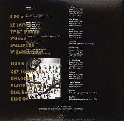 Kendra Morris : Babble (LP, Album, Ltd, Gol)