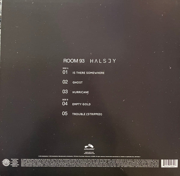Halsey : Room 93 (12", EP, RE, RP, Tea)