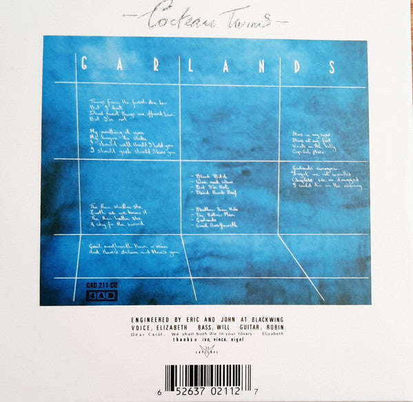 Cocteau Twins : Garlands (CD, Album, RE, RM, Gat)