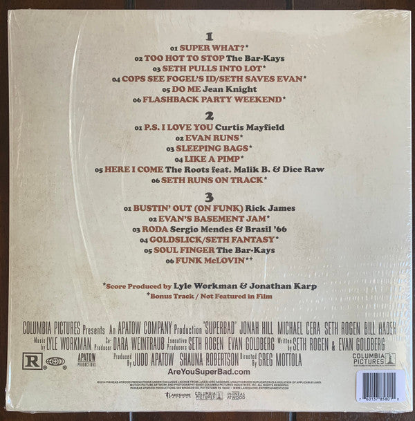 Lyle Workman : Superbad (Original Motion Picture Soundtrack) (LP + LP, S/Sided, Sid + Album, Cle)