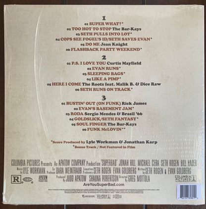 Lyle Workman : Superbad (Original Motion Picture Soundtrack) (LP + LP, S/Sided, Sid + Album, Cle)