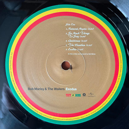 Bob Marley & The Wailers : Exodus (LP, RE, RM, RP, 180)
