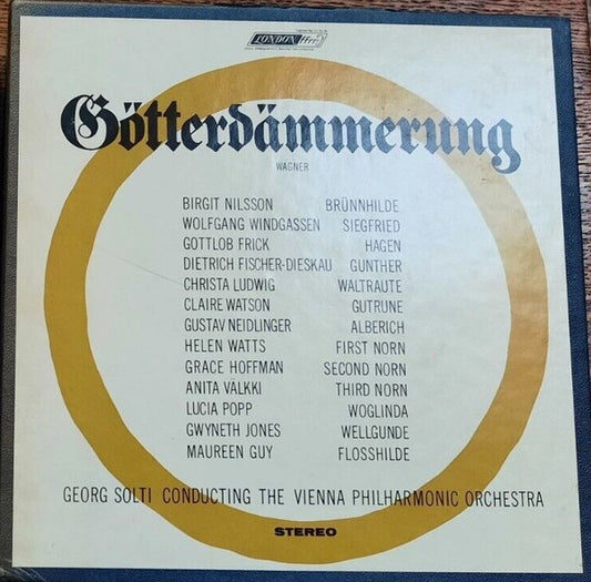 Wagner*, Georg Solti Conducting The Vienna Philharmonic Orchestra* : Götterdämmerung (3xReel, 4tr Stereo, 7" Reel, Album)