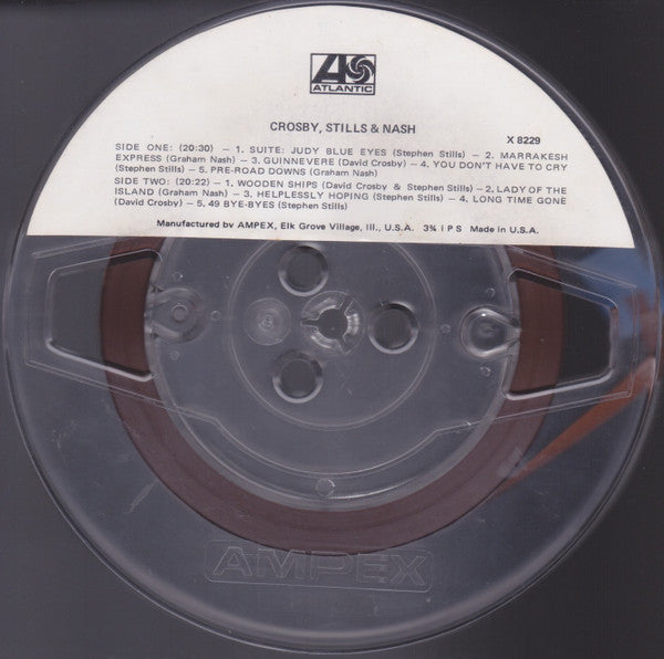 Crosby, Stills & Nash : Crosby, Stills & Nash (Reel, 4tr Stereo, 7" Reel, Album)