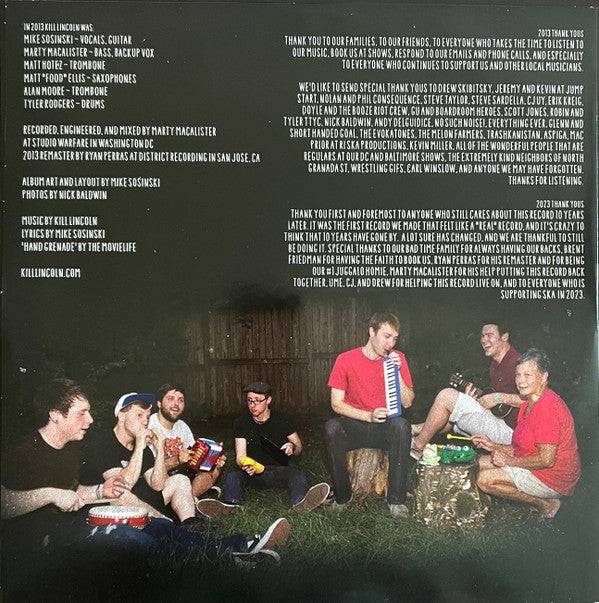 Kill Lincoln : That's Cool… In A Totally Negative And Destructive Way (LP, Album, RE, RM)