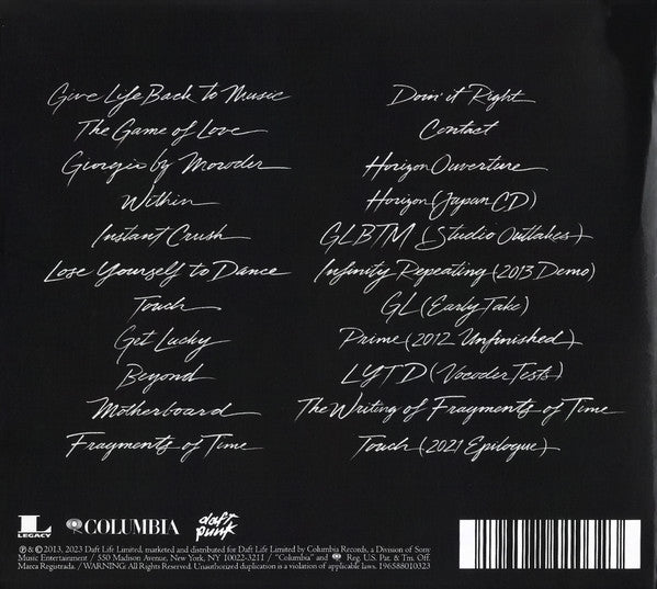 Daft Punk : Random Access Memories (CD, Album, RE + CD + 10t)