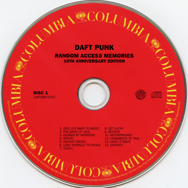 Daft Punk : Random Access Memories (CD, Album, RE + CD + 10t)