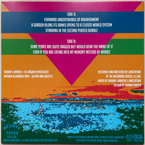 Shawn Hansen & Nathan Alexander Pape : Joys Of All Barriers (LP, Album, Ltd)