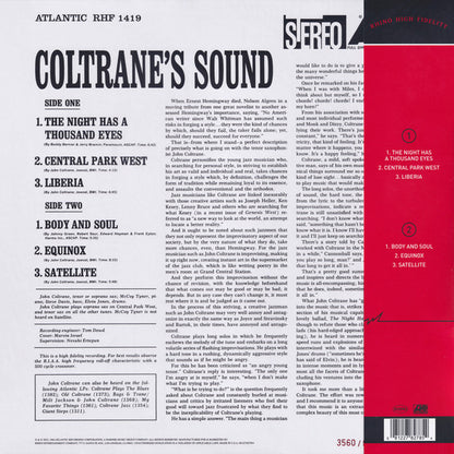 John Coltrane : Coltrane's Sound (LP, Album, Ltd, Num, RE, 180)