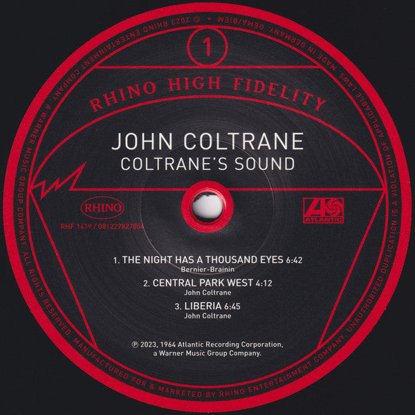 John Coltrane : Coltrane's Sound (LP, Album, Ltd, Num, RE, 180)
