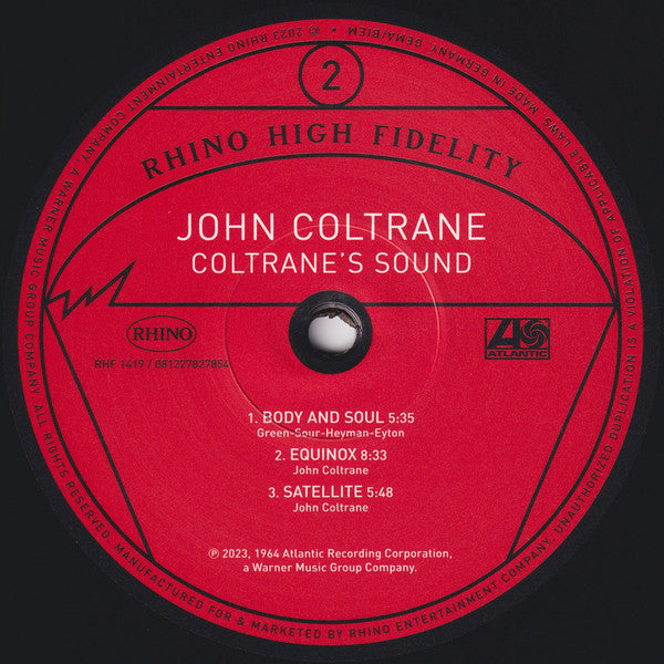 John Coltrane : Coltrane's Sound (LP, Album, Ltd, Num, RE, 180)