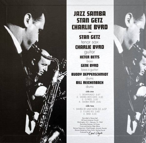 Stan Getz, Charlie Byrd : Jazz Samba (LP, Album, RE, 180)