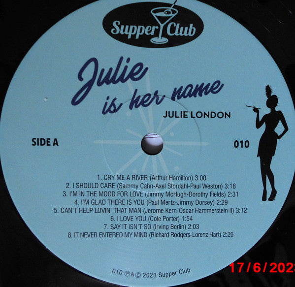 Julie London : Julie Is Her Name (LP, Album, Mono, Ltd, Num, RE)