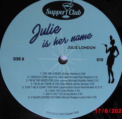Julie London : Julie Is Her Name (LP, Album, Mono, Ltd, Num, RE)