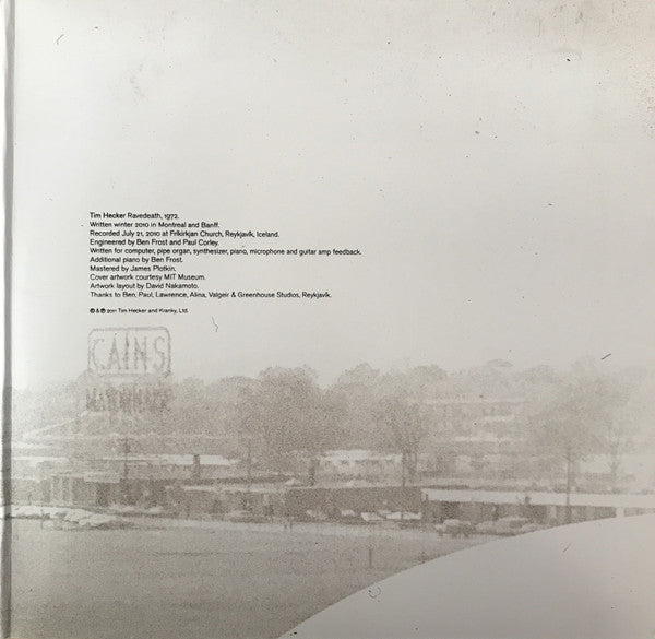 Tim Hecker : Ravedeath, 1972 (2xLP, Album)