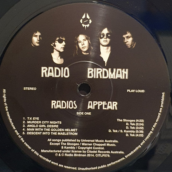Radio Birdman : Radios Appear (LP, Album, RE, RM)