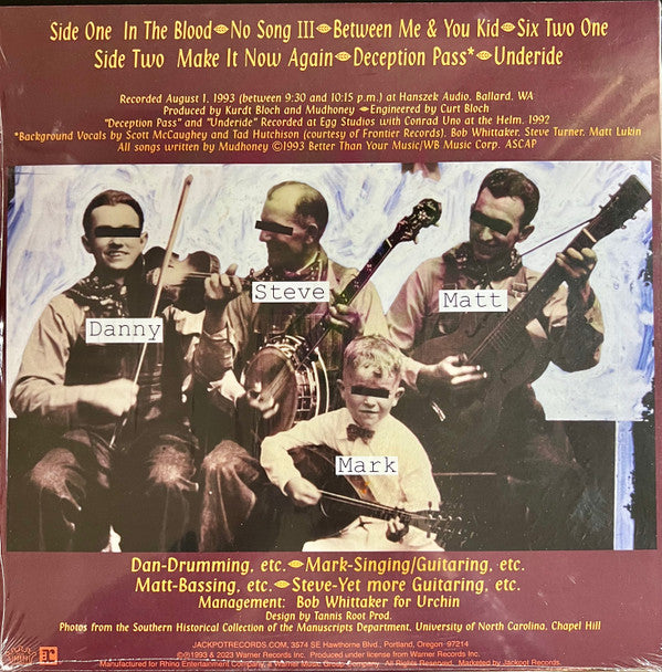 Mudhoney : Five Dollar Bob's Mock Cooter Stew (12", EP, Dar)