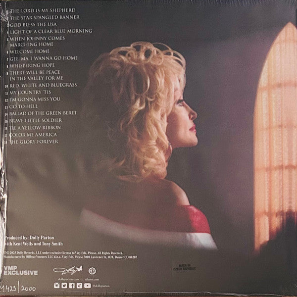 Dolly Parton : For God And Country (2xLP, Album, Club, Ltd, Num, RE, Red)