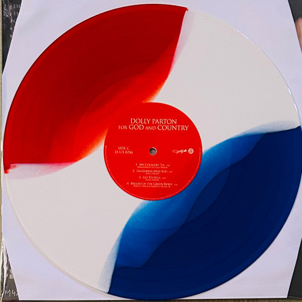 Dolly Parton : For God And Country (2xLP, Album, Club, Ltd, Num, RE, Red)