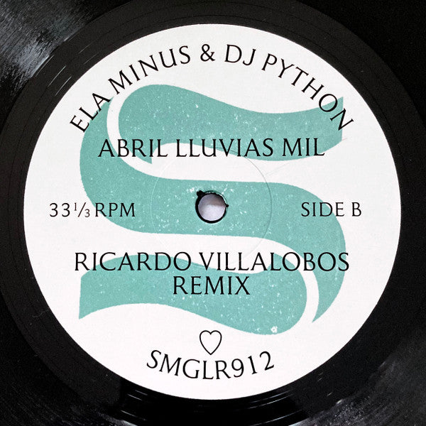 Ela Minus & DJ Python :  ♡ (Ricardo Villalobos Remixes) (12", Ltd)