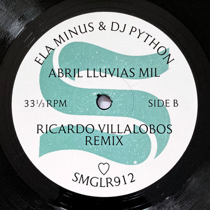 Ela Minus & DJ Python :  ♡ (Ricardo Villalobos Remixes) (12", Ltd)