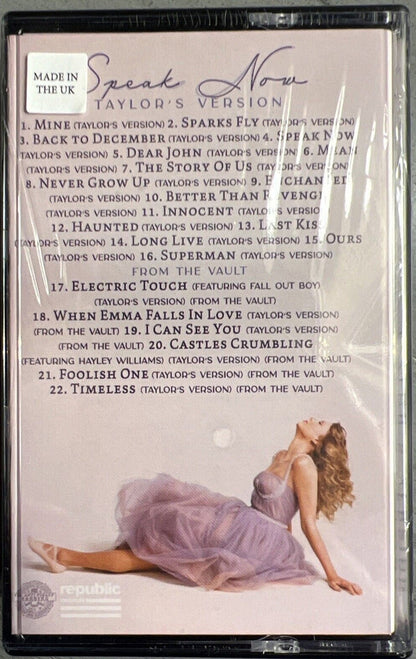 Taylor Swift : Speak Now (Taylor's Version) (2xCass, Album, Pur)