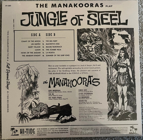 The Manakooras : Jungle of Steel (LP, Ltd, Mac)