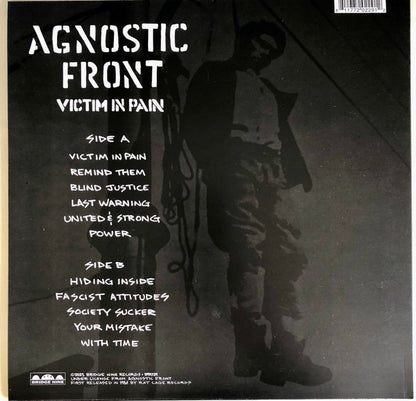 Agnostic Front : Victim In Pain (LP, Album, RE, RM, Yel)