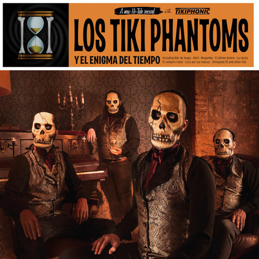 Los Tiki Phantoms : Y El Enigma Del Tiempo (LP, Album, Ltd, Ora)