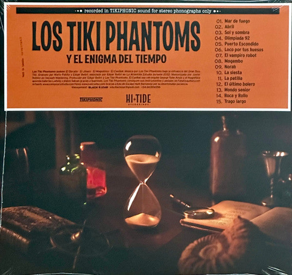 Los Tiki Phantoms : Y El Enigma Del Tiempo (LP, Album, Ltd, Ora)