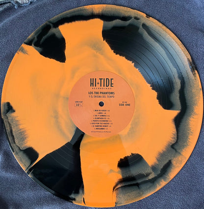Los Tiki Phantoms : Y El Enigma Del Tiempo (LP, Album, Ltd, Ora)