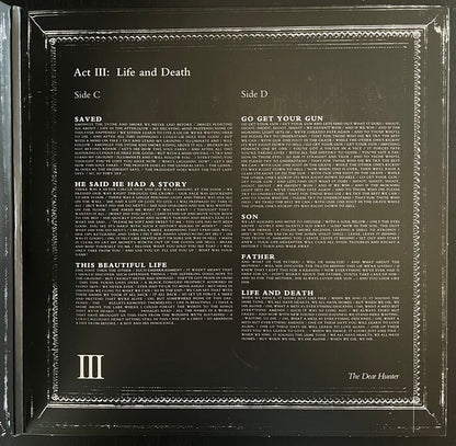 The Dear Hunter : Act III: Life And Death (2xLP, Album, RP, Gre)