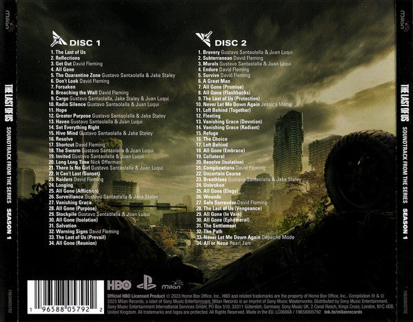 Gustavo Santaolalla, David Fleming* : The Last Of Us: Season 1 (Soundtrack From The Series) (2xCD)