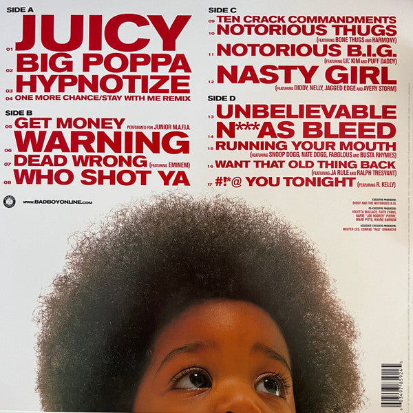 Notorious B.I.G. : Greatest Hits (2xLP, Comp, RE)