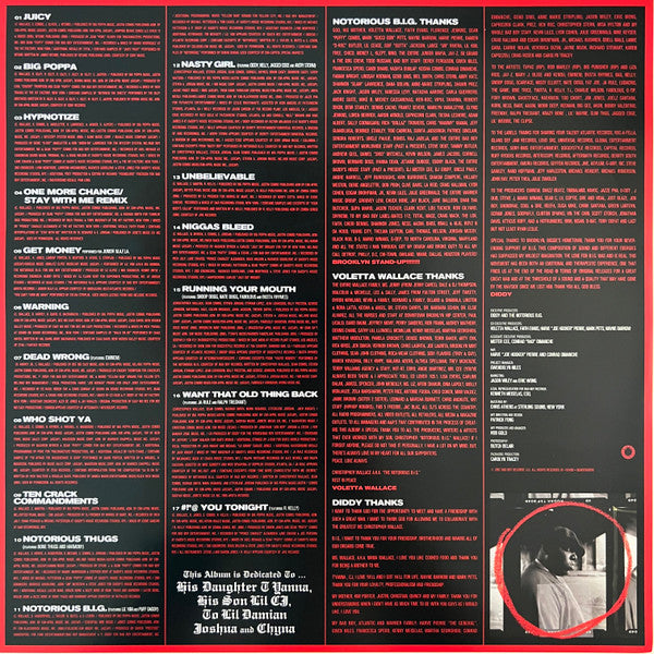 Notorious B.I.G. : Greatest Hits (2xLP, Comp, RE)