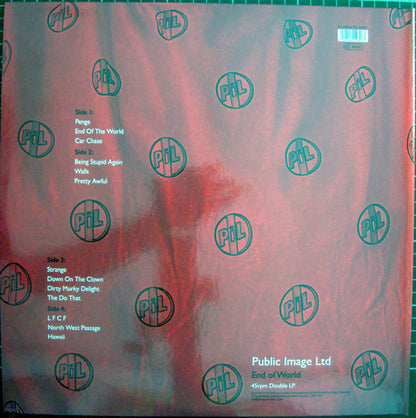 Public Image Limited : End Of World (2x12", Album, Ltd, Whi)