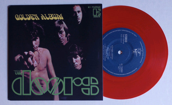 The Doors : Golden Album (LP, Comp, RE, Red + 7", Comp, RE, Red + Comp, Ltd,)