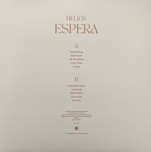 Helios : Espera (LP, Ber)
