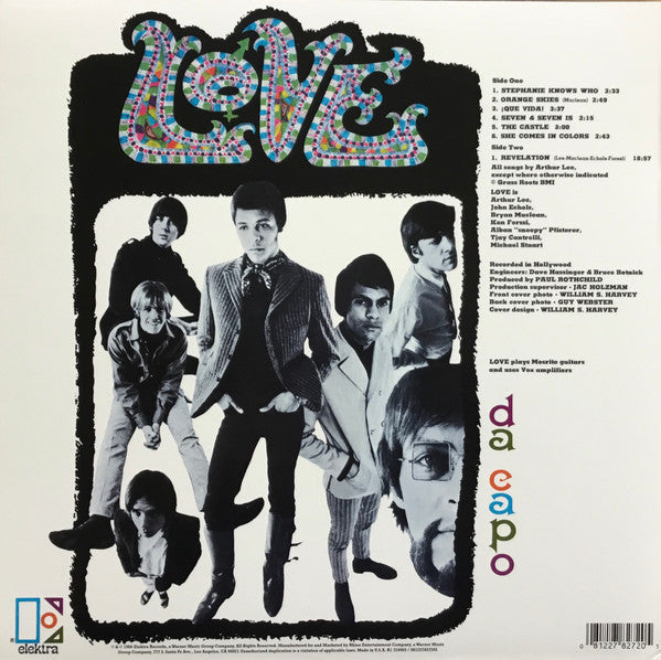 Love : Da Capo (LP, Album, Mono, RE, Red + 7", Mono, RE, Red + Ltd)