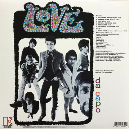 Love : Da Capo (LP, Album, Mono, RE, Red + 7", Mono, RE, Red + Ltd)