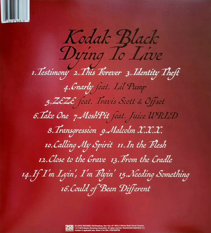 Kodak Black : Dying To Live (2xLP, Album, RE)