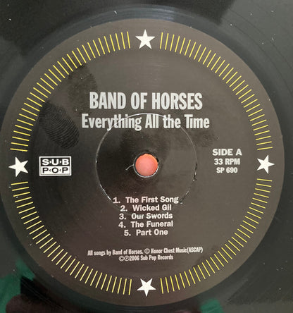 Band Of Horses : Everything All The Time (LP, Album, RE, RP)